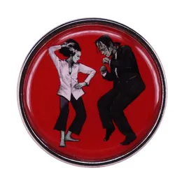 Noiva Frankenstein Pulp Fiction Dance Funny Combine Distrange Red Lapeel Pin Jewelry