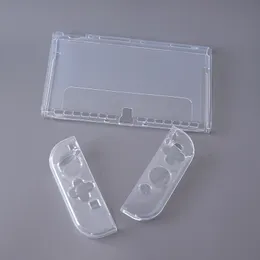 TPU Soft Joycon Cover Transparent Case Clear Protective Shell for Nintend Switch Oled NS Joy-Con Controller Protector High Quality FAST SHIP