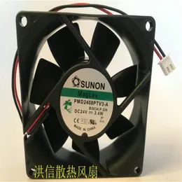 Hurtowy fan: Oryginalny Sunon 8025 PMD2408PTV3-A 24V 3,4W Dwu-Wire Fan chłodzący