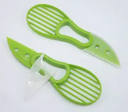 Avokadotools Skivare Shea Corer Smör Frukt Peeler Cutter Massa Separator Plast Kniv Kök Vegetabiliska Verktyg Kök Gadgets