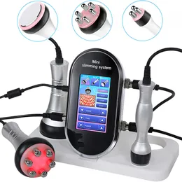 3 in 1 Uso domestico Dimagrante Rafforzamento della pelle Macchina per modellare il corpo Cavitazione Radiofrequenza Face Lifting 40k Ultrasuoni RF Sculpting Rassodante Salon Spa Slim System