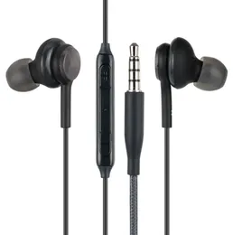 3,5 mm in örat trådbundna hörlurar med mikrofonvolymkontroll headset stereo öronsnäckor för Samsung Galaxy S10 S9 S8 S7 Xiaomi Huawei