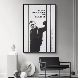 Movie Star Vintage Sports Poster Painting Canvas Print Nordic Home Decor Wall Art Picture For Living Room Frameless