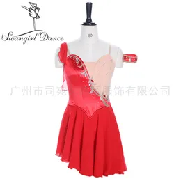 Red Cupid Variation Professional Ballet Costume Платье TUTU Diana и Acteon Chiffon Stage Costume BT4044A