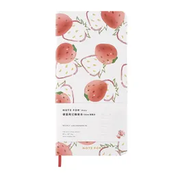 Примечание для Sakura Slim Weekly Planner 168P Портативный поставщик Планировщик Планировщик Неделя Ноутбук 138 мм * 67 мм 220401