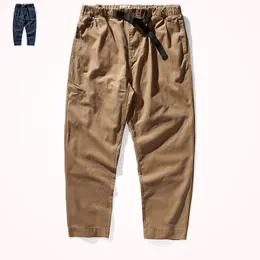 Осенние японские ретро тканые рабочие штаны с прямыми шароварами, мужские модные свободные уличные брюки для скейтборда BF, повседневные брюки CX220401