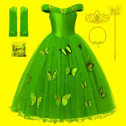 Sukienki dziewczynki Cendrillon Księżniczka Dress Sukienka Fairy Tales Deluxe Cosplay Costum