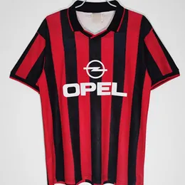 1995 1996 Retro Soccer Jerseys Kaka Maldini VAN BASTEN Pirlo Gullit Shevchenko Vintage MiLanS Shirt Classic kits men Maillots de AC football jersey