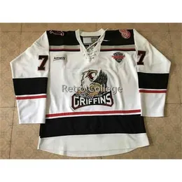 Maglia da hockey Nik1 Grand Rapids Griffins Ricamo cucito Personalizza qualsiasi numero e nome 29 Ryan Keller 39 Tyler Bertuzzi 9 tomas Holmstrom 25