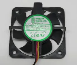 Original YOUNG LIN DFB401012M 4010 12V 0.7W 3-wire cooling fan