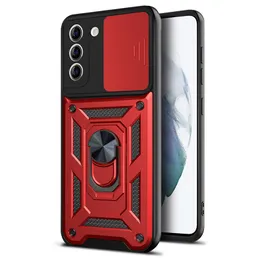 Sliding Window Phone Cases Built in Kickstand Back Cover Armor Car Holder Protector for Motorola G9 Play G Power Pure Stylus G60 Edge E7 Power 30pro 5G 2022