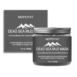 Ölü Deniz Çamur Maskesi Yüz Vücut Kadın Yüz Cilt Bakımı Sivil Siyah Kırığı ve Yağlı Deriler İçin Maskeler Arındırıcı Maskeleri