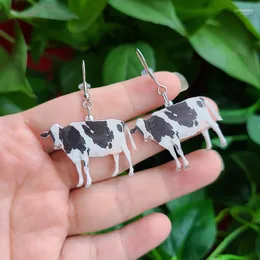 Stud Creative Animal Earrings Cute Drop Accessories Acrylic Print Gifts Ladies Statement JewelryStud Odet22 Farl22