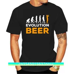 Забавная рубашка Evolution Beer для любителей пива, винтажная футболка, модная летняя мужская футболка в стиле хип-хоп, европейский размер S3xl, дизайн 220702