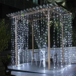 Strings 3m 320LED String Light Waterfall Lighting For El Curtain Supermarket Show Window Decor 110V-240V EU/US PlugLED LED