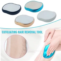 Removedor de removedura física Borra de cristal segura física Eraser Easy Cleaning Reutilable Body Home Depilation Tool 220630
