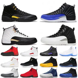 JUMPMAN 12 12s Mens Basketball Shoes Twist Ovo White FIBA Hyper Royal University Blue Gold The Master Taxi Dark Concord Flu Game Utility Roy Trainers