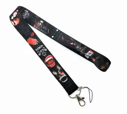 Cell Phone Straps & Charms 100pcs Vampire Diaries cartoon Chain Neck Strap Keys Mobile Lanyard ID Badge Holder Rope Anime Keychain Party Good Gifts 2022 #013