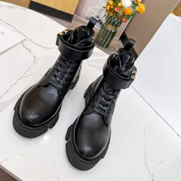 2023 Ankle Martin Boots for Women Brushed Rois Real Leather Nylon with Removable Pouch Black Lady Outdoor Booties Shoes Australia Box G7