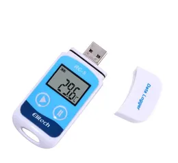 Logger de dados de umidade de temperatura USB com 32000 pontos de gravação capacidade reutilizável RH Temp 50 unidades