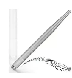 جديد الفضة ماكياج الدائم القلم 3d التطريز ماكياج دليل القلم الوشم الحاجب microblade