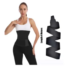 Taillenunterstützung Wister Trainer Elastischer Wickelgürtel Damen Bindung BauchbandWaist