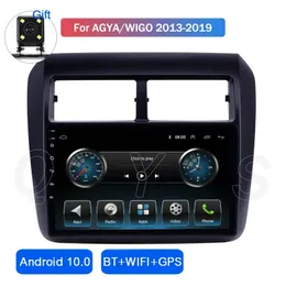 Lettore unità radio video di navigazione GPS per auto Android 10 per Toyota AGYA / WIGO 2013-2019 2Din Auto Stereo
