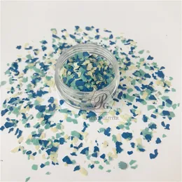 PrettyG 1 Set12 Color Irregular Rock Chip Mica Flakes Mix Colors Sequin Nails Henna Tumbler Crafts Art Decoration Accessories 220525