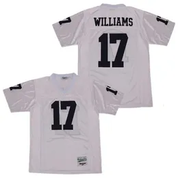 C202 High School Football 17 Doug Williams Northeast Jersey Men Away Color White Breathable Embroidery And Sewing Pure Cotton High Quality