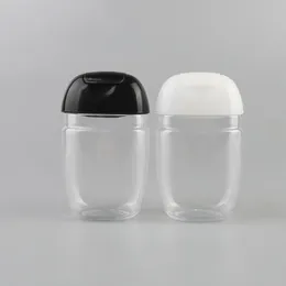 30ml Hand sanitizer plastic bottle flip petg small sample pack bottle Portable Clear Transparent Jars LX1880