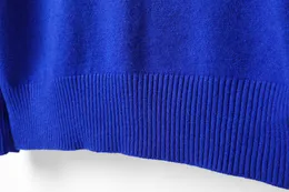 Свитеры модный свитер роскошный минималистский дизайн толстовка хлопка вязаная экипаж Стилист Стилист модная одежда осень и зимняя толстовка
