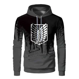 3D baskı jujutsu kaisen erkekler kapüşonlu sweatshirt uzun kollu rahat sokak kıyafetleri erkekler kadın hoodies harajuku üstleri g220713