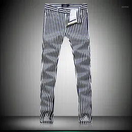 White High Striped Quality Casual 2022 Spring Men Track Sweat Pants Streetwear Comfortable Full Length Trousers 706 Men's