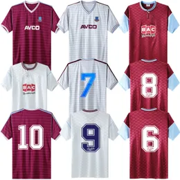 1985 1986 1987 West Hams Retro Soccer Jersey 1988 1989 1990 United Dickens Mcavennie Cottee Quinn Vintage Classic Football Room