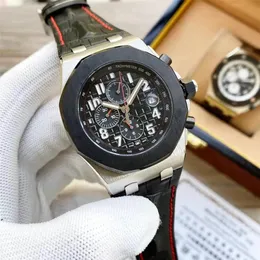 AAA + Reloj de pulsera automático Acero inoxidable Luminoso para hombres Relojes de pulsera mecánicos 41MM Hebilla plegable Hardlex Montre Cronómetro impermeable Reloj de pulsera T121
