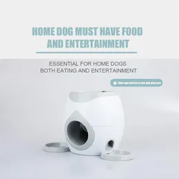 Giocattoli per animali domestici per cani Lanciatore per tennis Macchina da lancio automatica Dispositivo per lancio di palline per animali domestici Emissione di sezioni con 3 palline Y200330245H