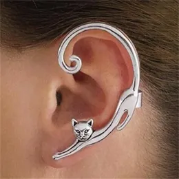 Милый кошачий клип на серьгах ушные серьги для женщин для женщин orecchini earcuff arcuff boucle d'oreille clip gc1344