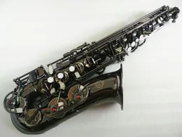 New High-quality SUZUKI sax Black Nickel Alto saxophone professional Musical Instruments saxophone Tone E With Mouthpie