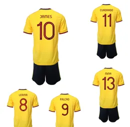 Maßgeschneiderte 22-23 Fußballtrikot-Sets in thailändischer Qualität mit Shorts, Fußballbekleidung 10 James 9 Falcao 11 Cuadrado 7 Bocca 8 Aguilar 6 C.Sanchez 19 Zapata 13 Guarin WEAR Discount