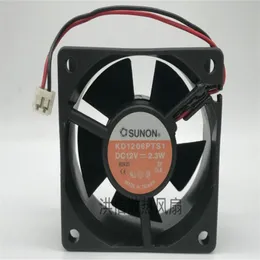 Original SUNON 6025 KD1206PTS1 DC12V 2.3W 60x25MM Two-Wire ...