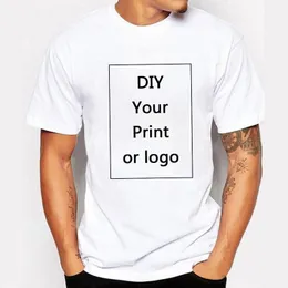 Customized Printed Leisure T shirt Harajuku Women Top DIY Your Like P o or White T shirt Fashion Custom Men s Tops Tshirt 220707