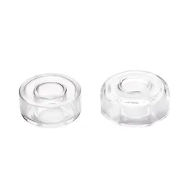 Rökningstillbehör 2st 22mm 25mm Hybrid Quartz Dish Bowl Glass Replacement för Electric Titanium Enail Nail Nectar Wax Collector Dab Rig Accessory