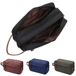 Shanding - Multifunktionell kosmetisk väska med fast färg Fashionabla enkel och stor kapacitetsfri transport