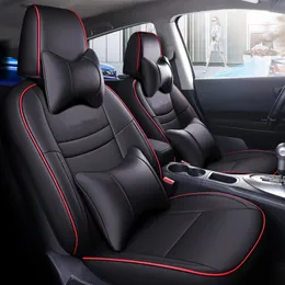 Original Auto Custom Car Seat Cover för Nissan Qashqai 2008-2015 År framsätet/baksätet 5 Färger Läderskyddskudde