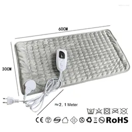 Battaniyeler Fizyoterapi Isıtma Padü Elektrikli Geri Terapi Küçük Battaniye 60x30cm 110/220V EU/US/AU/UK Plugblankets