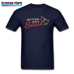 برنامج تلفزيوني Tshirt Mens أفضل استدعاء رسائل Saul Printed Men Thirts Summer 100 ٪ Cotton Man T Shirt Hipster Male Tops Tees 220609