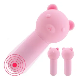 OLO Bullet Vibrator Vibrating Egg Clitoris Stimulator sexy Toys for Women 10 Frequency USB Charging G-spot Massager Little Bear