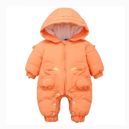 Old Cobbler 459M85 DIANE Piumino spesso e caldo Neonato Abbigliamento per bambini Body Capispalla Collo in vera pelliccia Anatra bianca292C - Accogliente giacca invernale per bambini