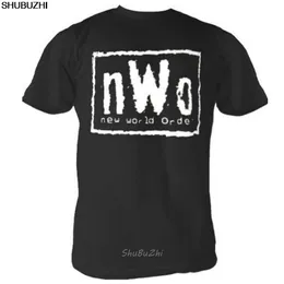 Черная футболка NWO Wrestling для взрослых, рубашка гордости, мужская футболка, свободная