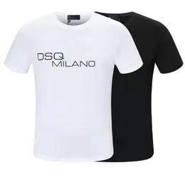 DSQSURY 2022SS New Mens Designer T Shirt Paris Moda Tshirts Verão DSQ T-shirt T-shirt Masculino Qualidade superior 100% Top Algodão ST8089